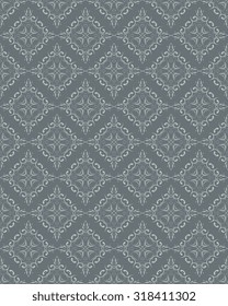 Seamless ornament on background. Wallpaper pattern