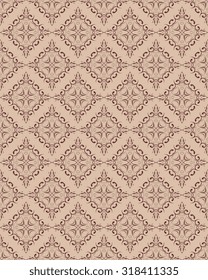 Seamless ornament on background. Wallpaper pattern