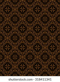 Seamless ornament on background. Wallpaper pattern