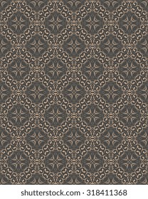 Seamless ornament on background. Wallpaper pattern