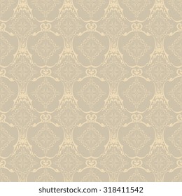 Seamless ornament on background. Wallpaper pattern