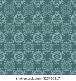 Seamless ornament on background. Wallpaper pattern