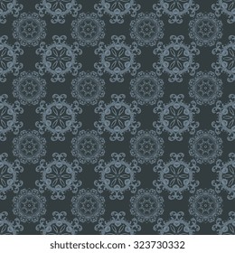 Seamless ornament on background. Wallpaper pattern