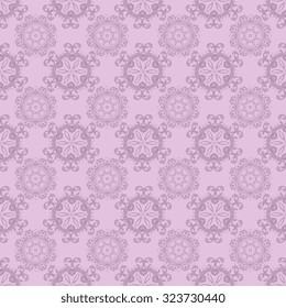 Seamless ornament on background. Wallpaper pattern