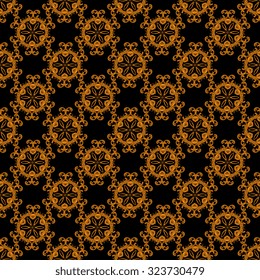 Seamless ornament on background. Wallpaper pattern