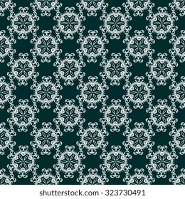Seamless ornament on background. Wallpaper pattern