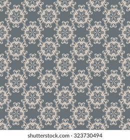 Seamless ornament on background. Wallpaper pattern