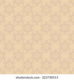 Seamless ornament on background. Wallpaper pattern