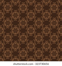 Seamless ornament on background. Wallpaper pattern