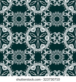 Seamless ornament on background. Wallpaper pattern