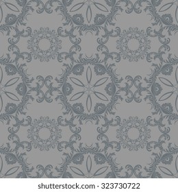 Seamless ornament on background. Wallpaper pattern