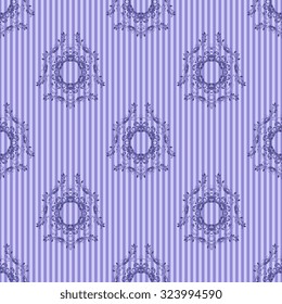 Seamless ornament on background. Wallpaper pattern. Vintage wallpaper
