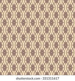 Seamless ornament on background. Wallpaper pattern