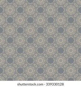 Seamless ornament on background. Wallpaper pattern