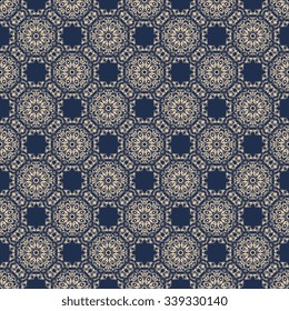 Seamless ornament on background. Wallpaper pattern