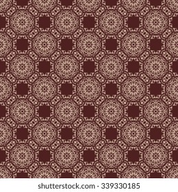 Seamless ornament on background. Wallpaper pattern