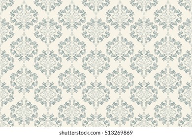 Seamless ornament on background. Wallpaper pattern