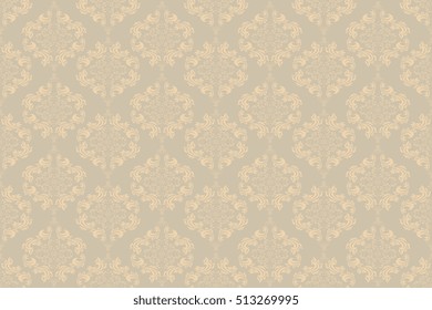 Seamless ornament on background. Wallpaper pattern