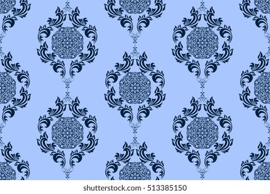 Seamless ornament on background. Wallpaper pattern