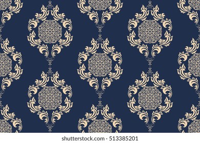 Seamless ornament on background. Wallpaper pattern
