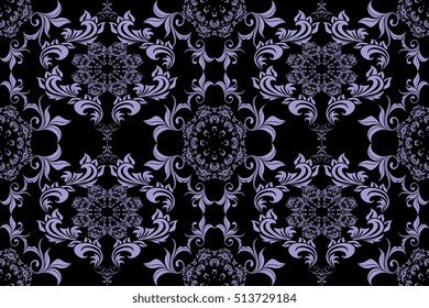 Seamless ornament on background. Wallpaper pattern