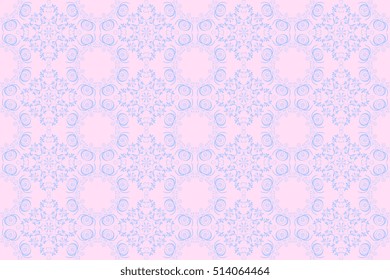 Seamless ornament on background. Wallpaper pattern