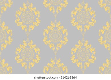 Seamless ornament on background. Wallpaper pattern