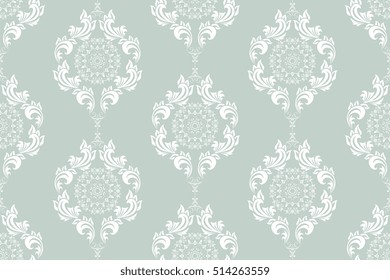 Seamless ornament on background. Wallpaper pattern