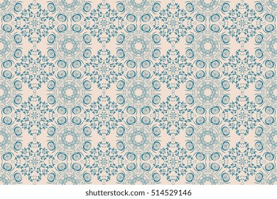 Seamless ornament on background. Wallpaper pattern