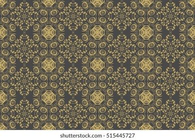 Seamless ornament on background. Wallpaper pattern