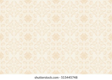 Seamless ornament on background. Wallpaper pattern