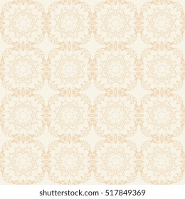 Seamless ornament on background. Wallpaper pattern
