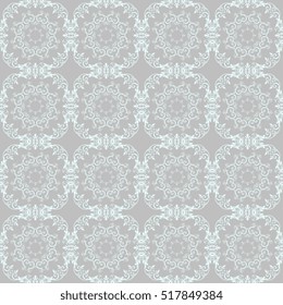 Seamless ornament on background. Wallpaper pattern