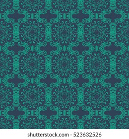 Seamless ornament on background. Wallpaper pattern