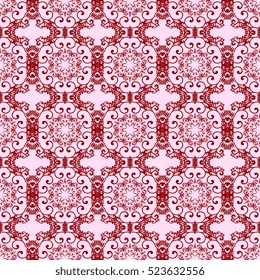 Seamless ornament on background. Wallpaper pattern