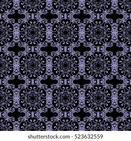 Seamless ornament on background. Wallpaper pattern