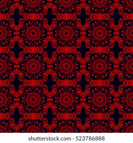 Seamless ornament on background. Wallpaper pattern