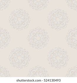 Seamless ornament on background. Wallpaper pattern