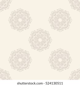 Seamless ornament on background. Wallpaper pattern