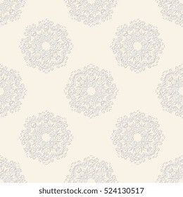 Seamless ornament on background. Wallpaper pattern