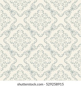 Seamless ornament on background. Wallpaper pattern