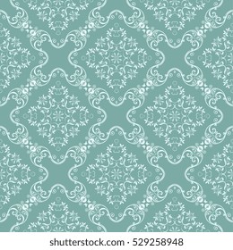 Seamless ornament on background. Wallpaper pattern
