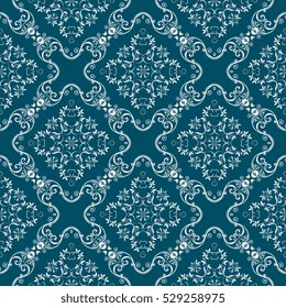 Seamless ornament on background. Wallpaper pattern