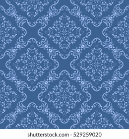 Seamless ornament on background. Wallpaper pattern