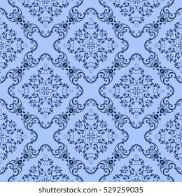 Seamless ornament on background. Wallpaper pattern