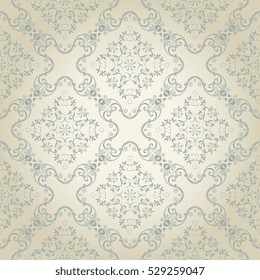 Seamless ornament on background. Wallpaper pattern