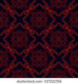 Seamless ornament on background. Wallpaper pattern