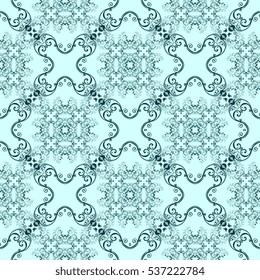 Seamless ornament on background. Wallpaper pattern