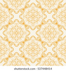 Seamless ornament on background. Wallpaper pattern