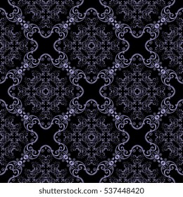 Seamless ornament on background. Wallpaper pattern